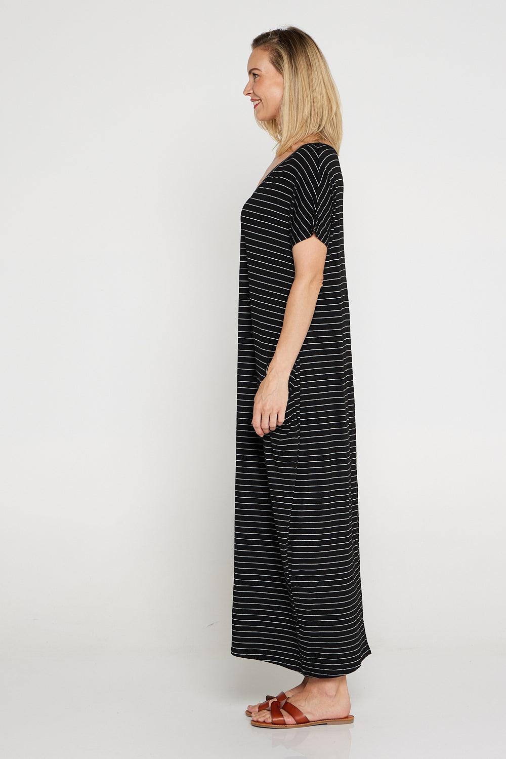 Rowan Dress - Navy Stripe – TULIO Fashion