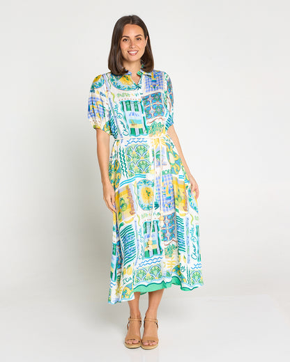Leona Dress - Sicilian Citrus