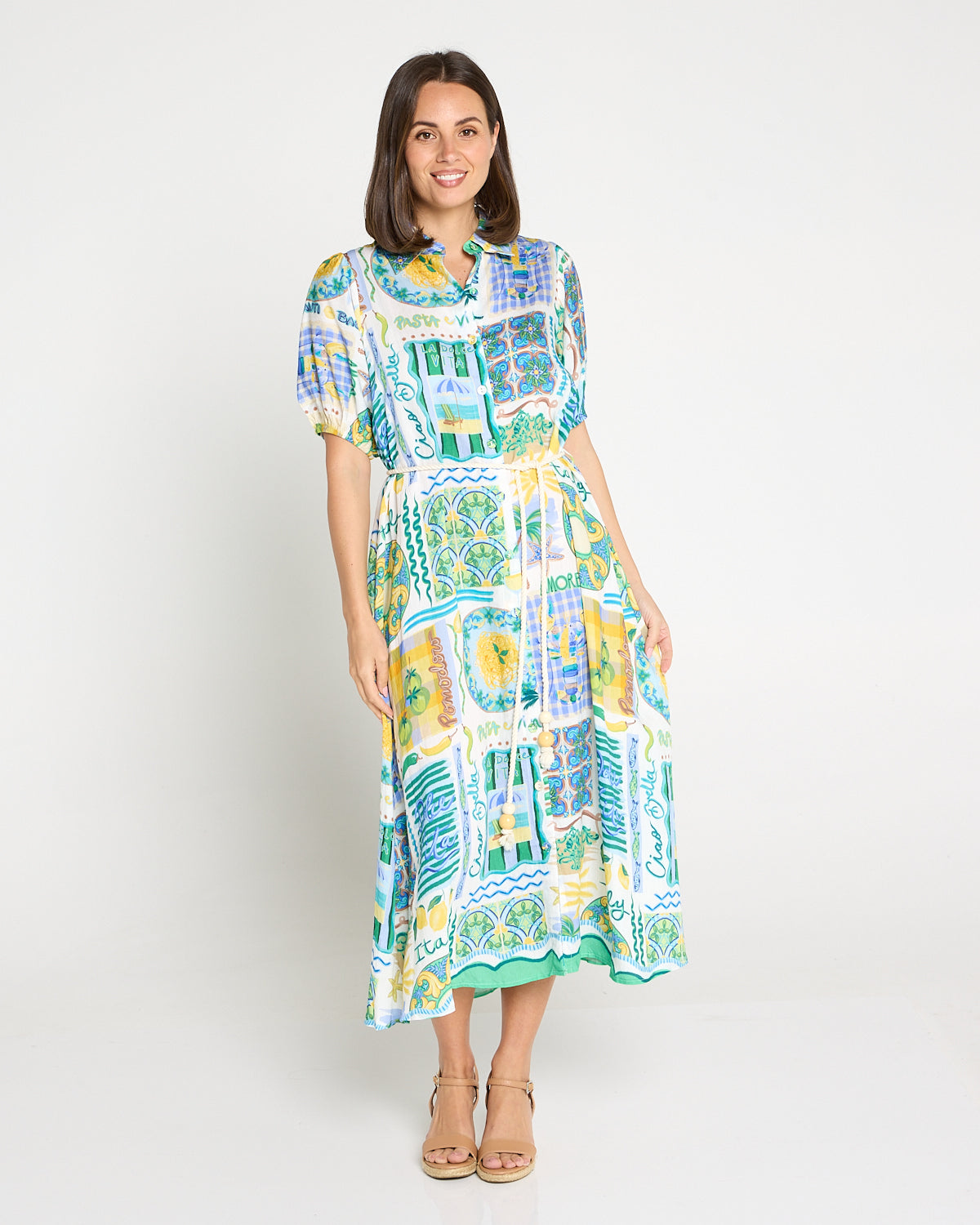 Leona Dress - Sicilian Citrus