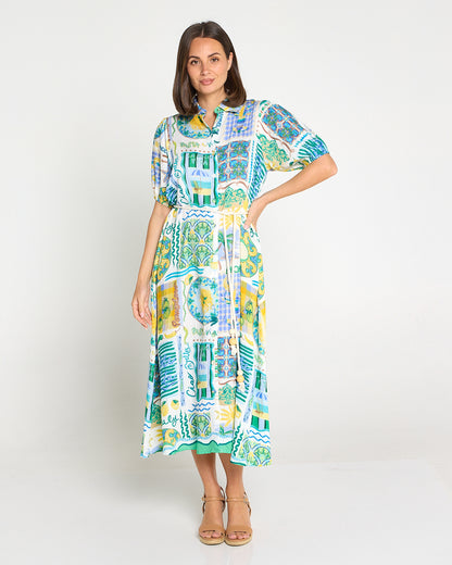 Leona Dress - Sicilian Citrus