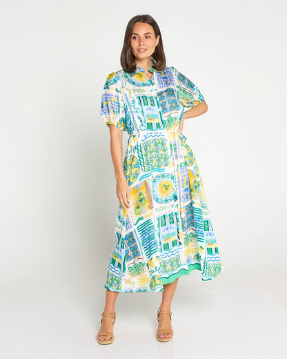 Leona Dress - Sicilian Citrus