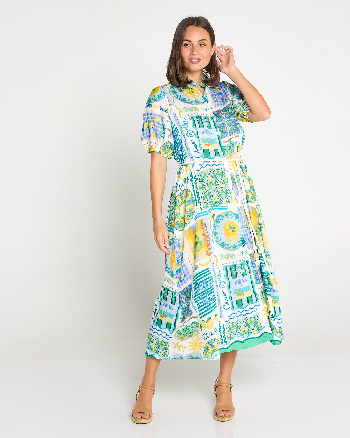 Leona Dress - Sicilian Citrus