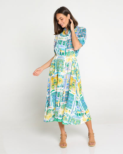 Leona Dress - Sicilian Citrus
