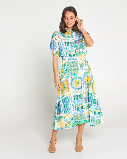 Leona Dress - Sicilian Citrus