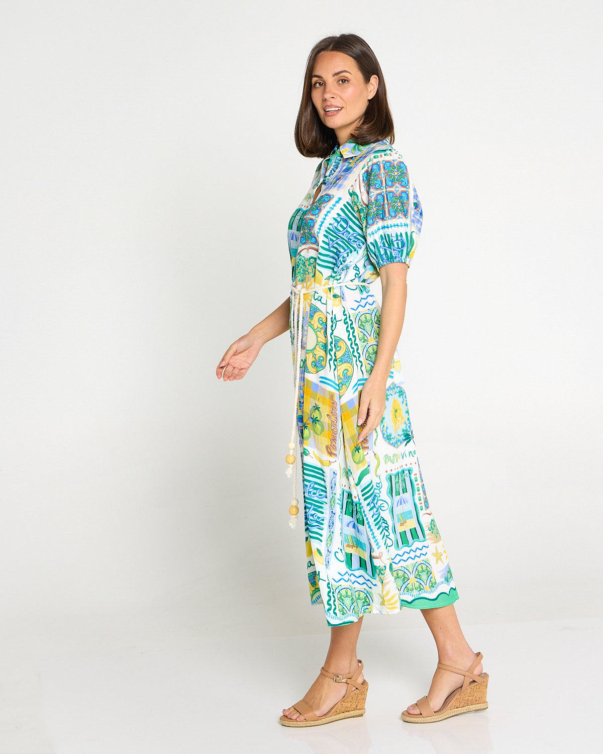 Leona Dress - Sicilian Citrus