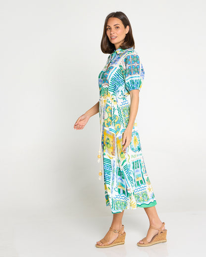 Leona Dress - Sicilian Citrus