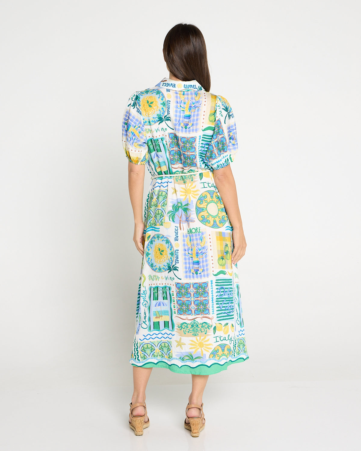 Leona Dress - Sicilian Citrus