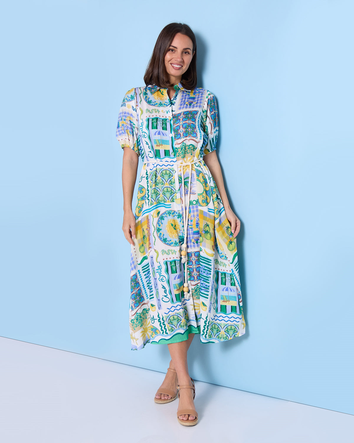 Leona Dress - Sicilian Citrus