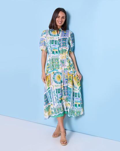 Leona Dress - Sicilian Citrus