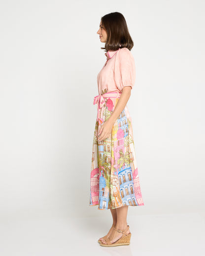 Ariana Shirt Dress - Cha Cha Print