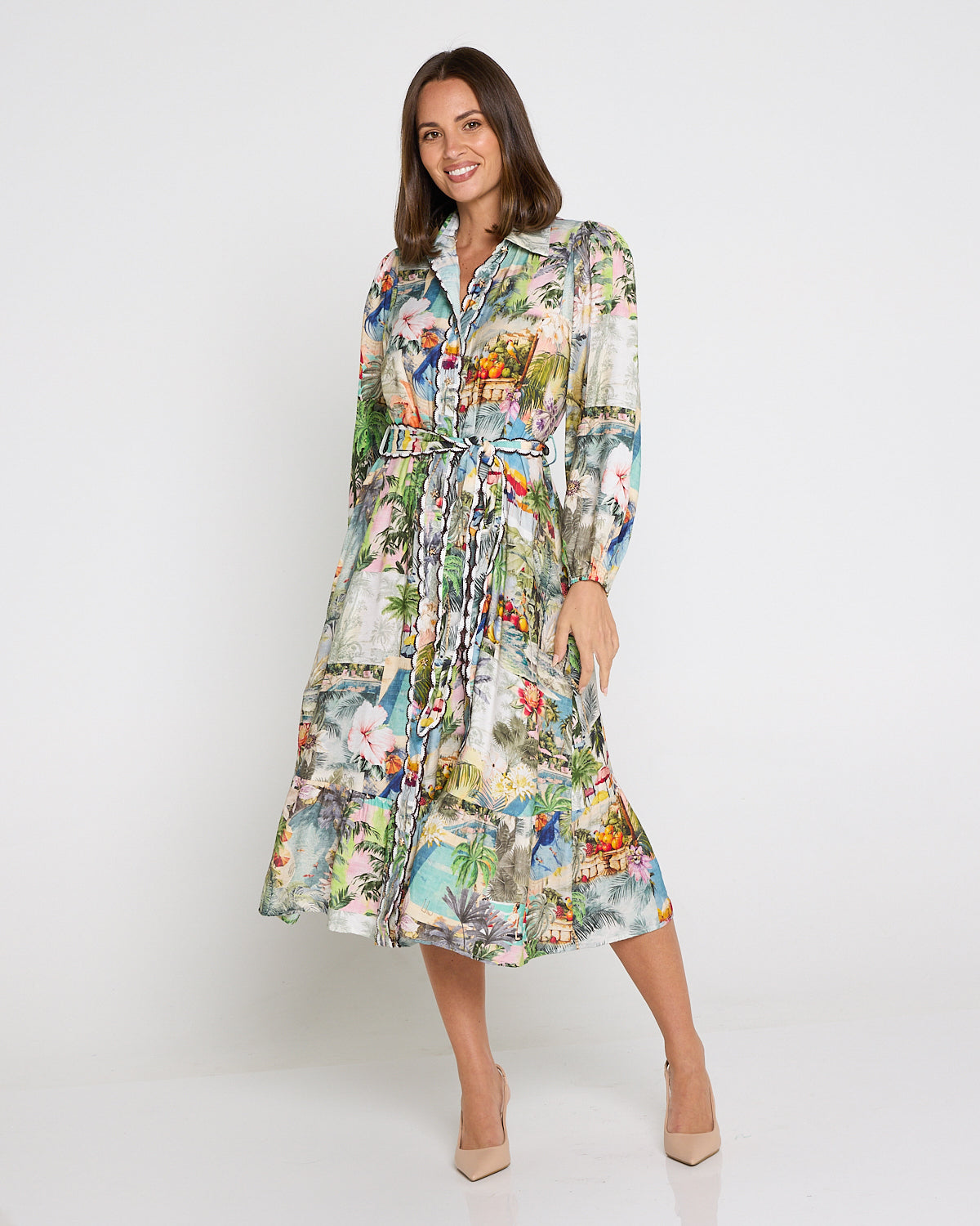 Selene Dress - Tropical Paradise