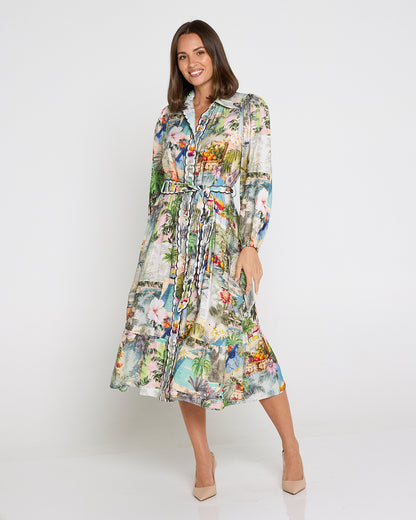 Selene Dress - Tropical Paradise