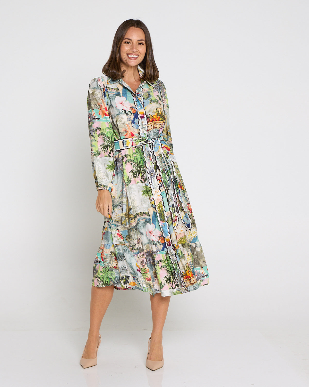 Selene Dress - Tropical Paradise