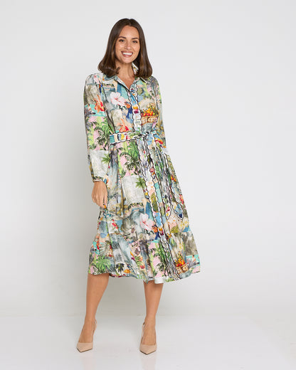 Selene Dress - Tropical Paradise