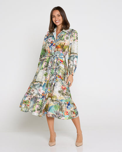 Selene Dress - Tropical Paradise