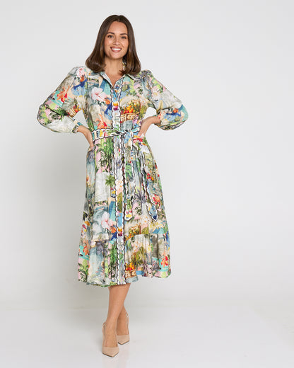 Selene Dress - Tropical Paradise