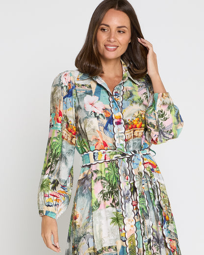 Selene Dress - Tropical Paradise