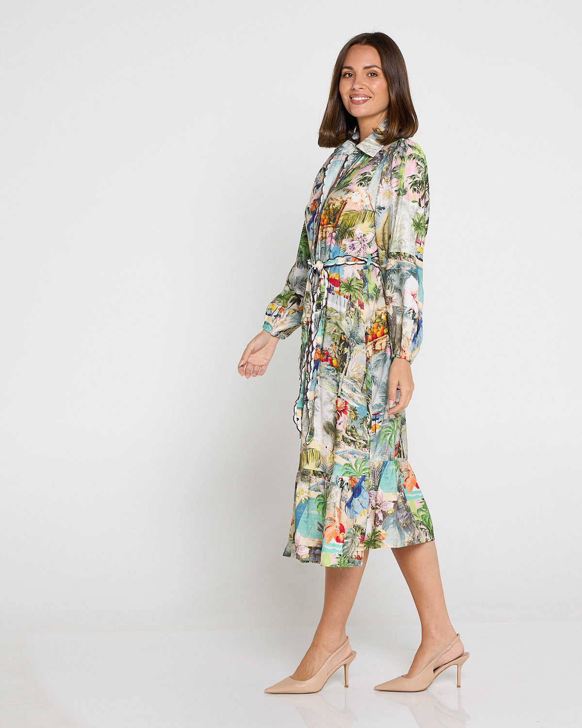 Selene Dress - Tropical Paradise