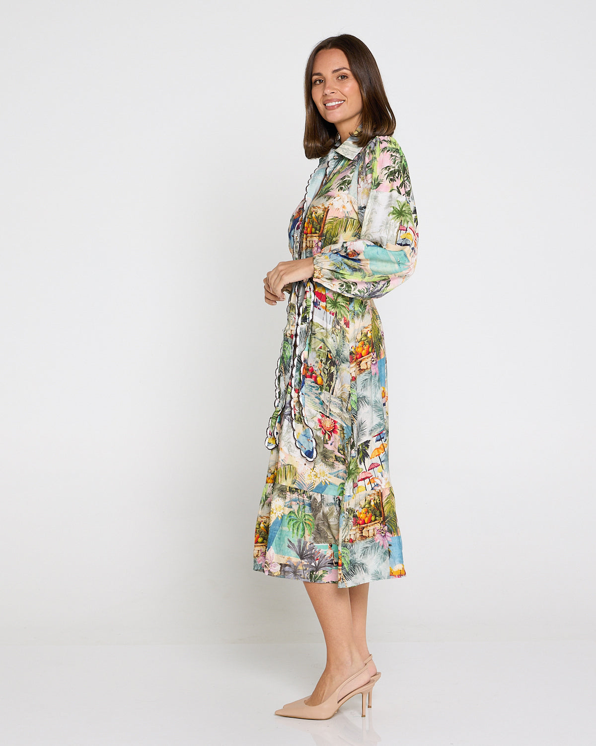 Selene Dress - Tropical Paradise