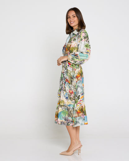 Selene Dress - Tropical Paradise