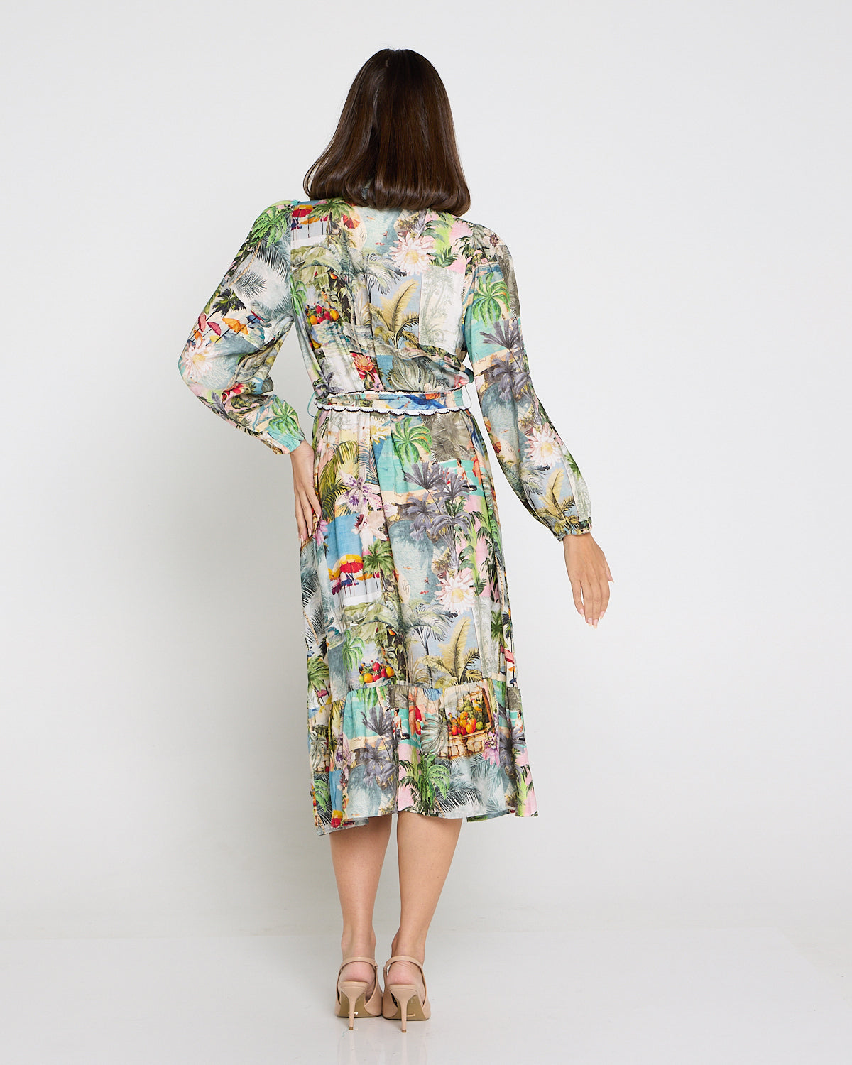Selene Dress - Tropical Paradise
