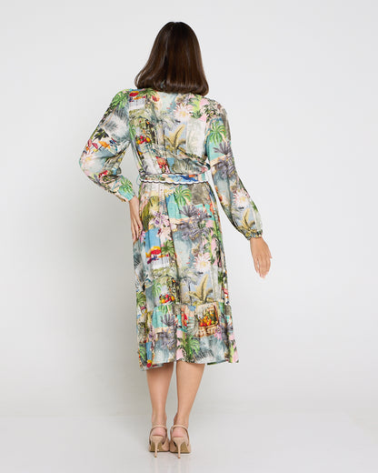 Selene Dress - Tropical Paradise