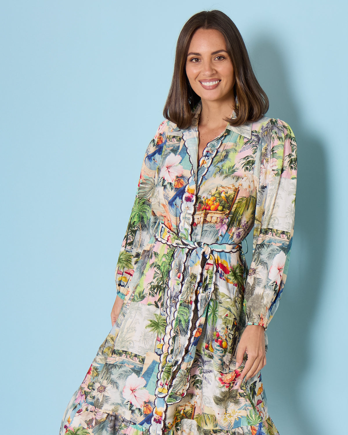 Selene Dress - Tropical Paradise