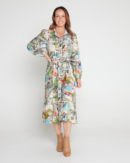 Selene Dress - Tropical Paradise