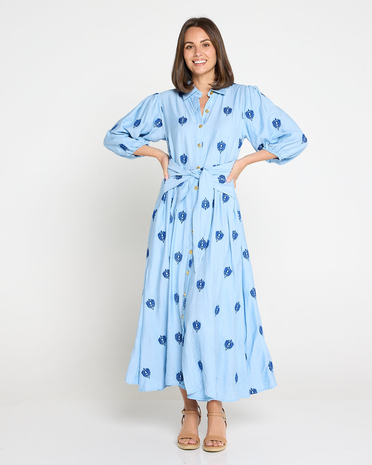 Julietta Dress - Sapphire Sky