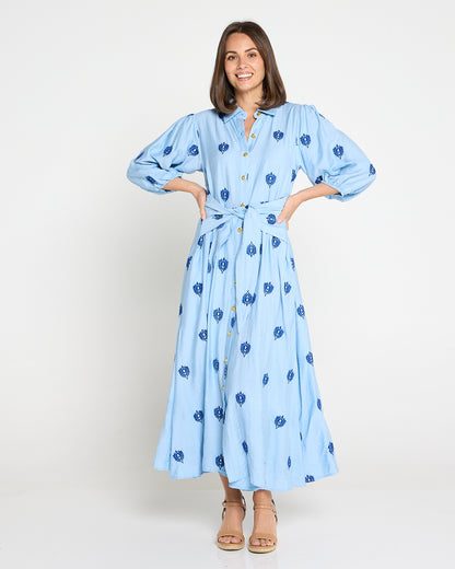 Julietta Dress - Sapphire Sky
