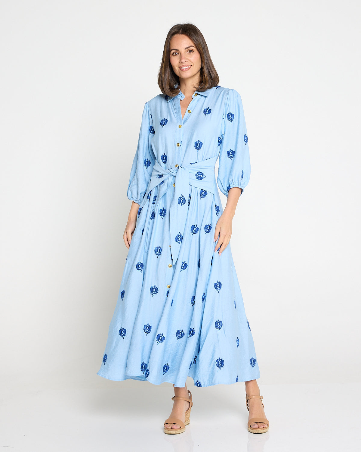 Julietta Dress - Sapphire Sky