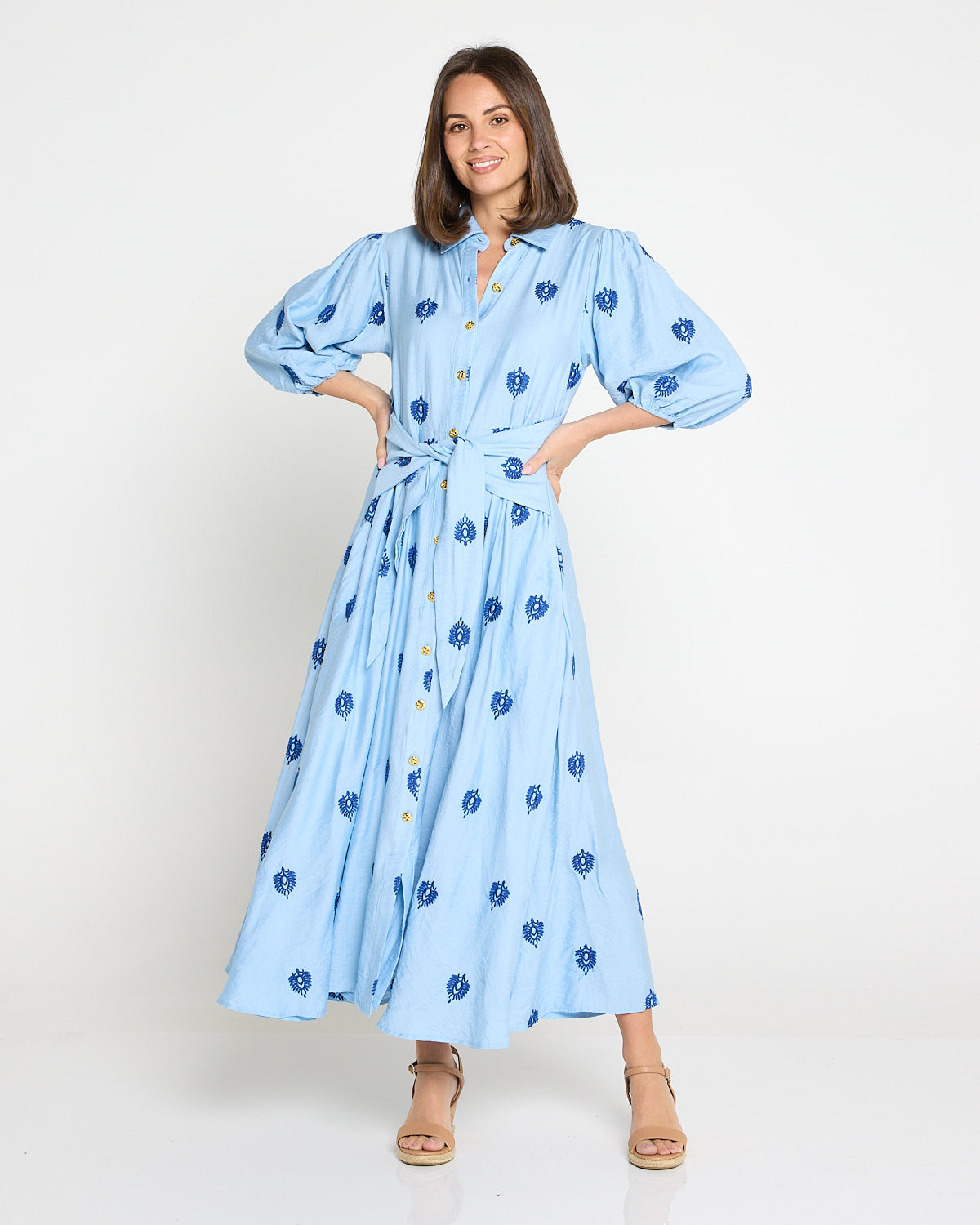 Julietta Dress - Sapphire Sky
