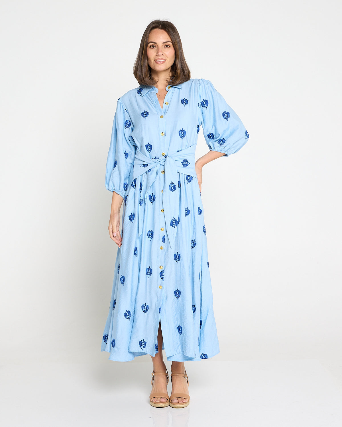 Julietta Dress - Sapphire Sky