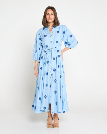 Julietta Dress - Sapphire Sky