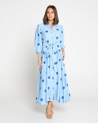 Julietta Dress - Sapphire Sky