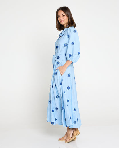Julietta Dress - Sapphire Sky