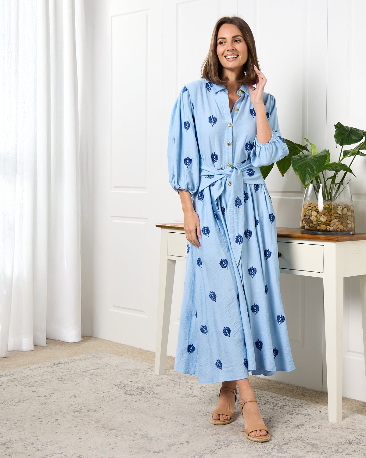 Julietta Dress - Sapphire Sky