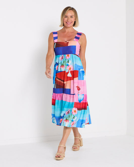 Horizon Sleeveless Dress - Summer Gallery