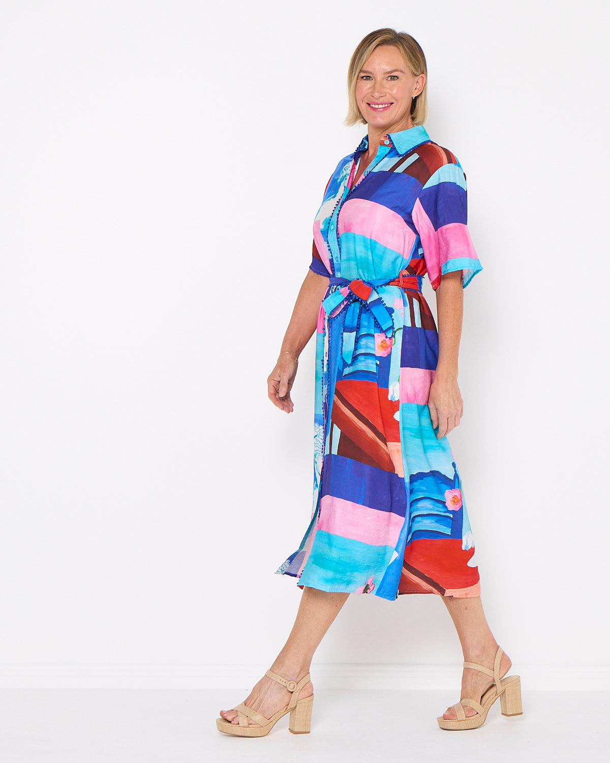 Carina Shirt Dress - Summer Gallery