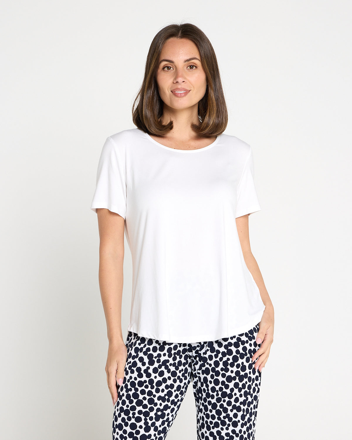 Athens Bamboo Tee - White