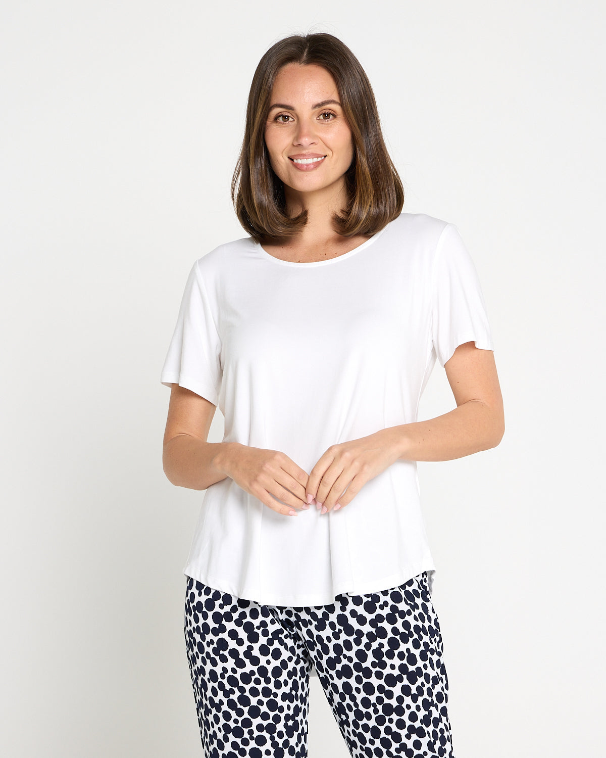 Athens Bamboo Tee - White