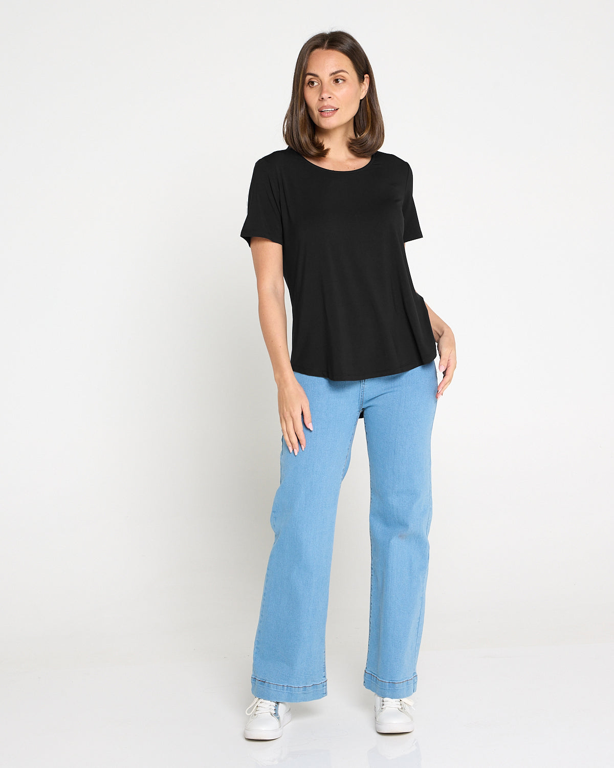 Athens Bamboo Tee - Black