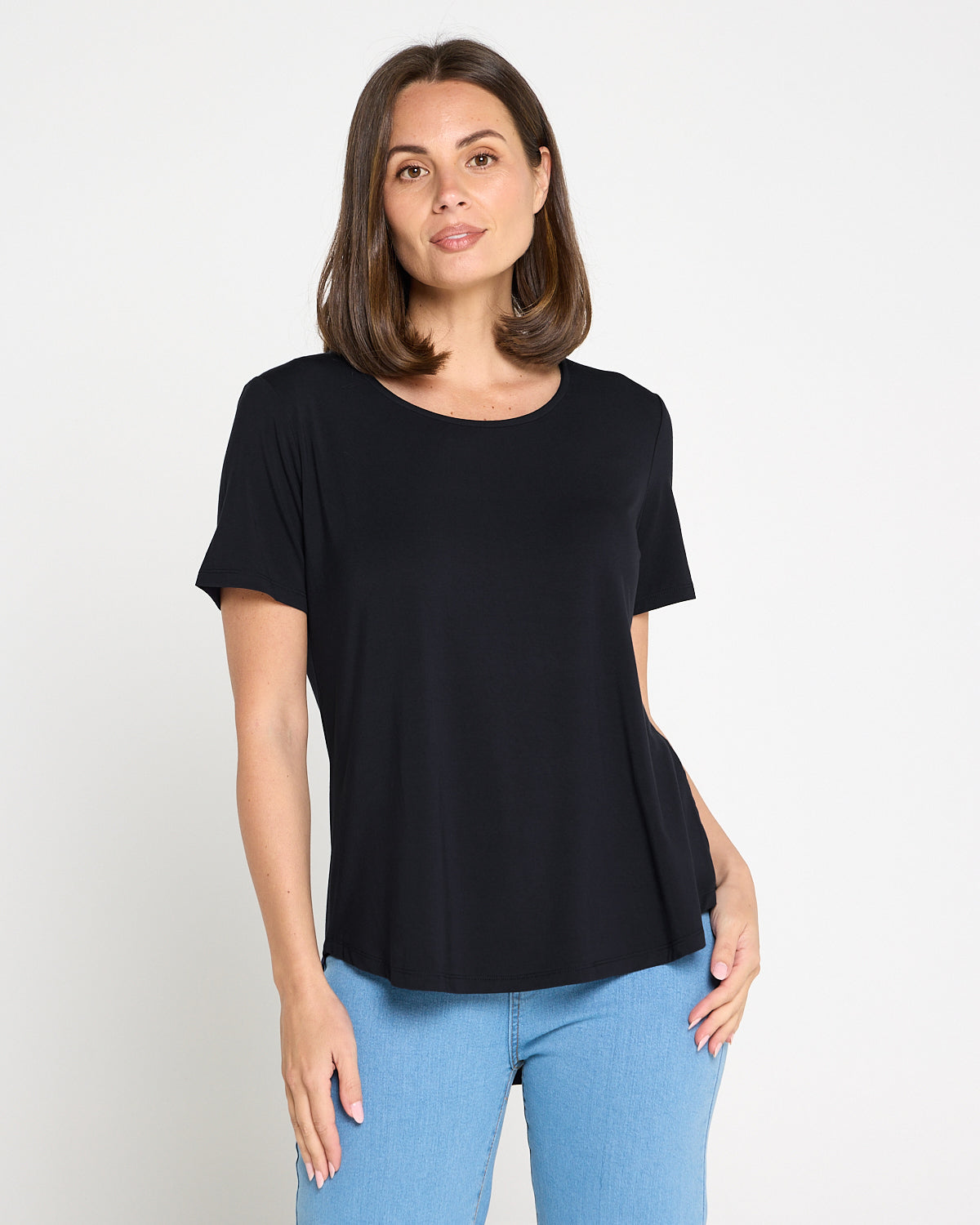 Athens Bamboo Tee - Black