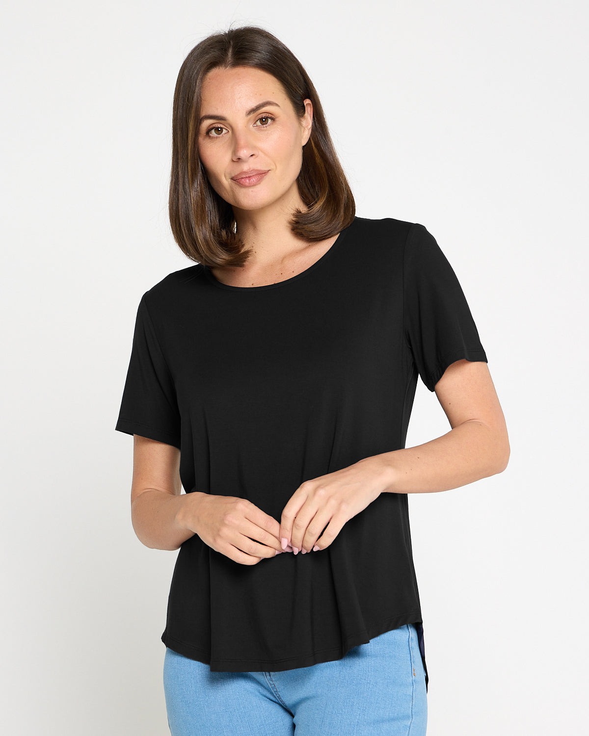 Athens Bamboo Tee - Black