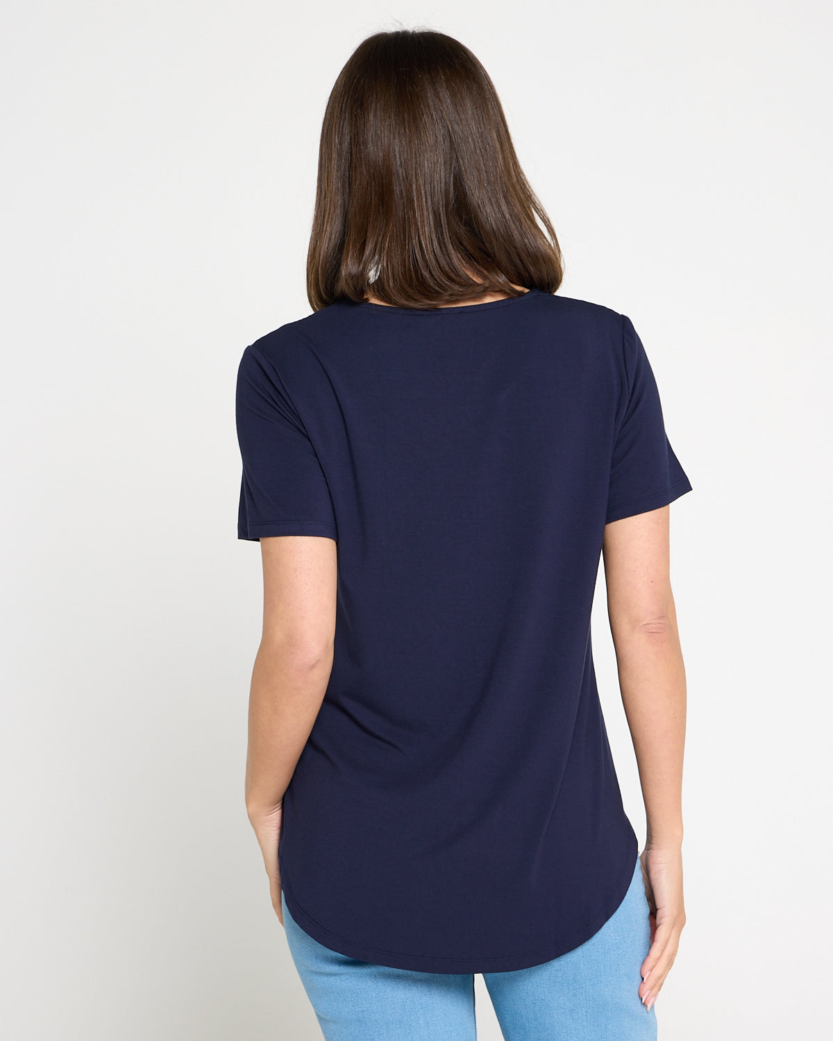 Athens Bamboo Tee - Navy