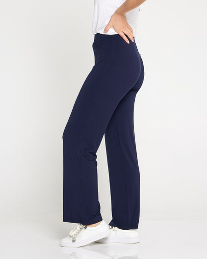 Harvey Bamboo Pant - Navy