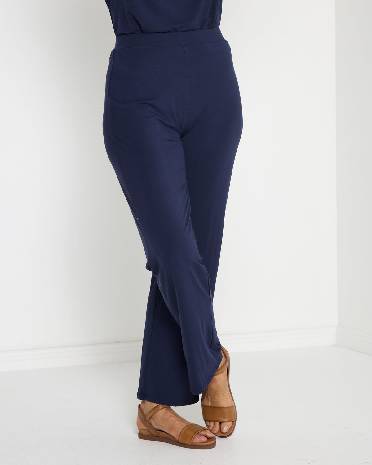 Splendour Bamboo Pants - Navy