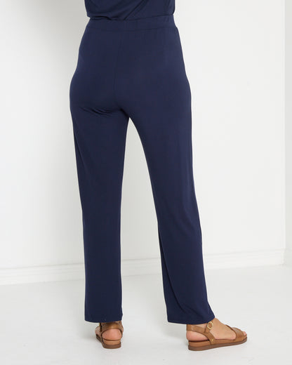 Splendour Bamboo Pants - Navy