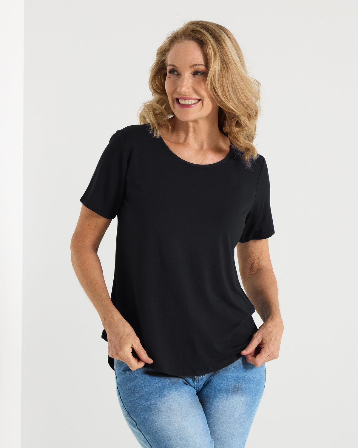 Splendour Bamboo Tee – Black