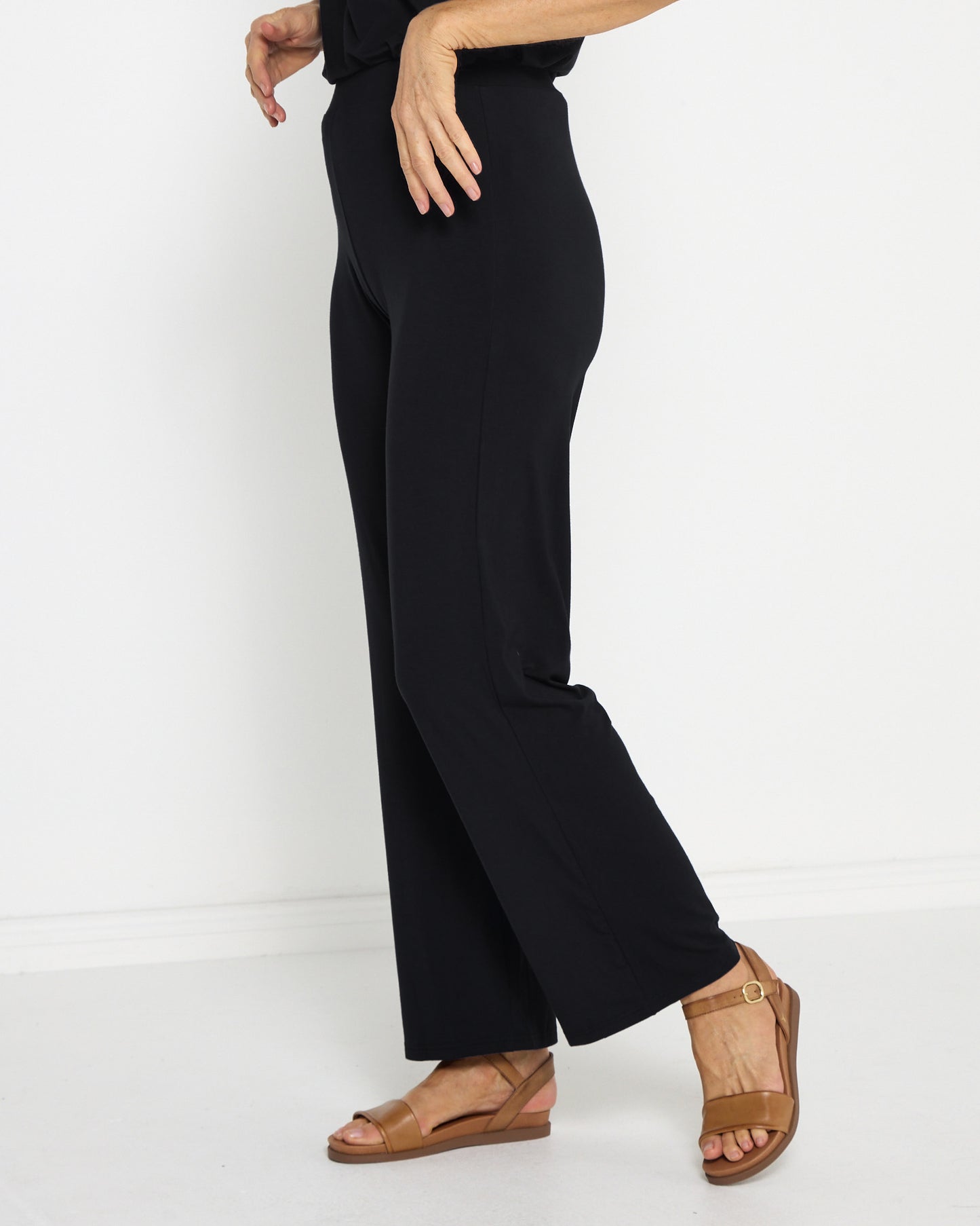 Splendour Bamboo Pants - Black